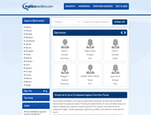 Tablet Screenshot of ingilizceozelders.com